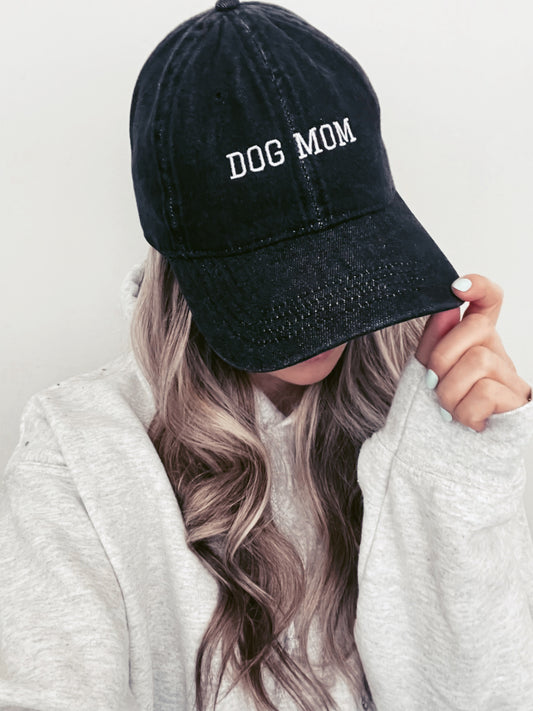 Denim Dog Mom Hat
