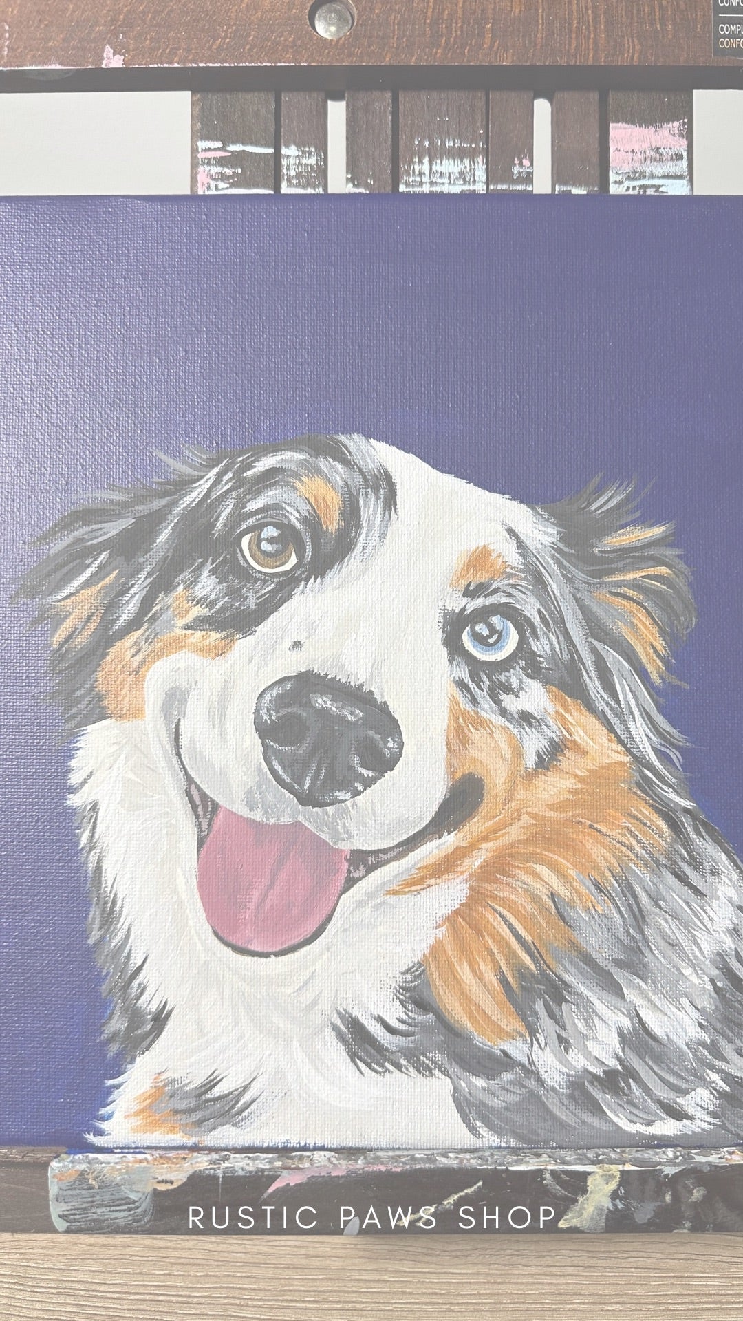Acrylic Pet Portrait