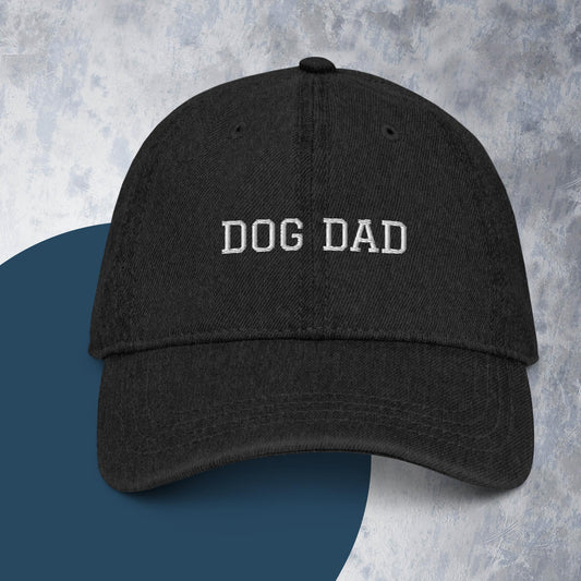 Denim Dog Dad Hat